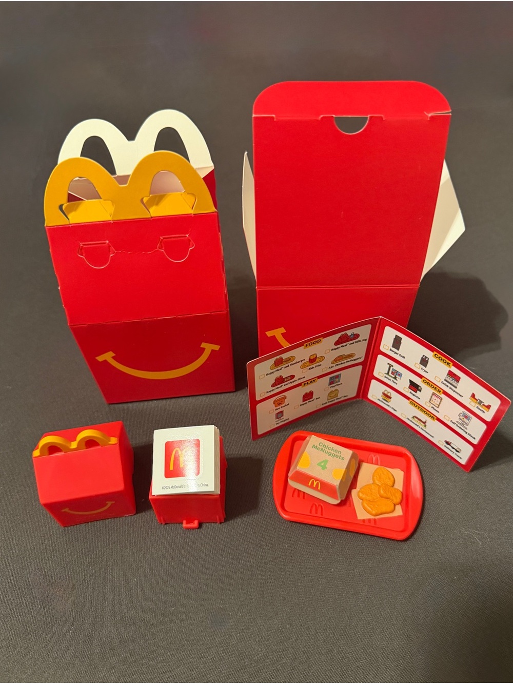 McDonald's Mini Playset in Red, Yellow & White
